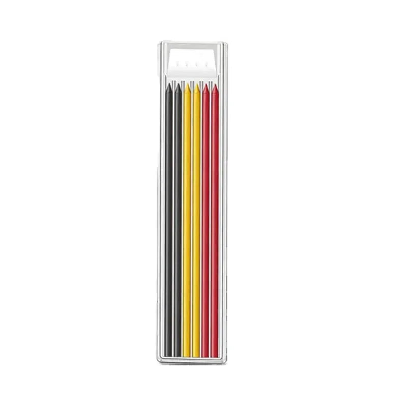 2.8mm Solid Mechanical Carpenter Pencil – Woodworking Construction Pencil with Built-In Sharpener