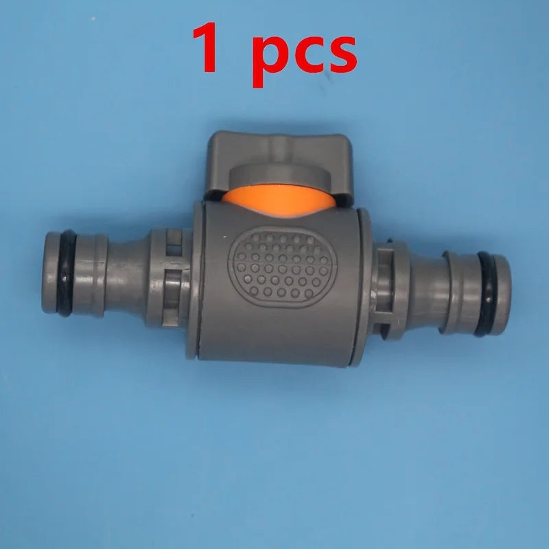 2pcs Garden Hose Tap Shut Off Valve Fitting Connector Pipe Coupler Stop Water Connection Repair Joint Irrigation System Adapter