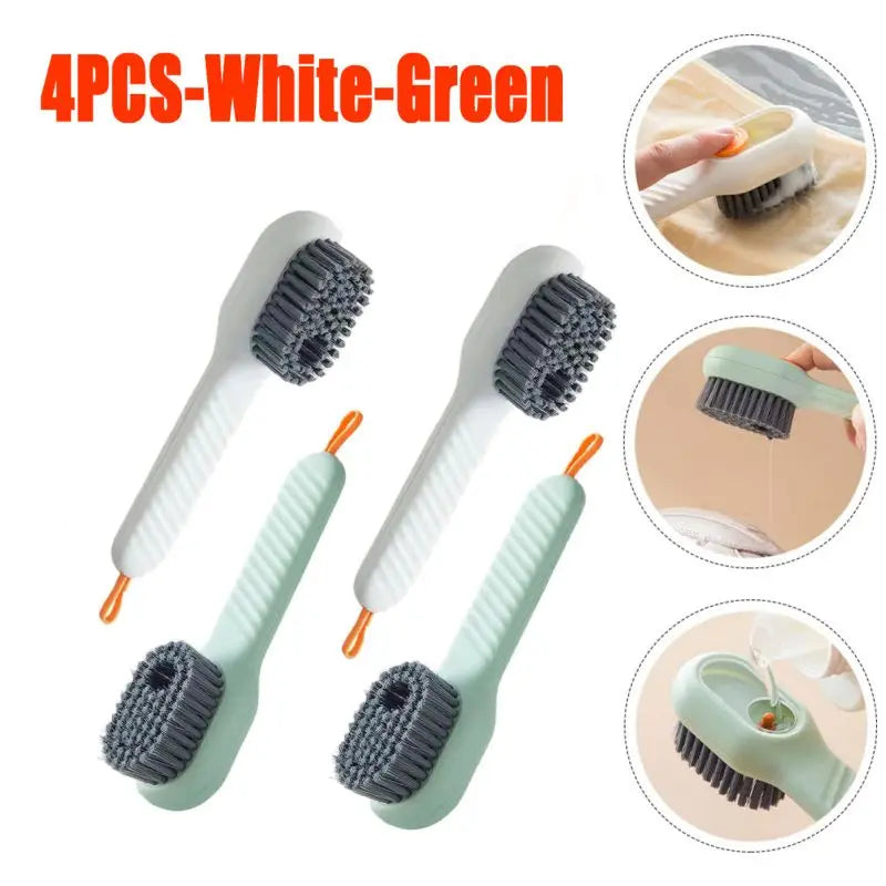 1pc Multi-function Automatic Spot Shoe Brush – Soft Hair Handheld Cleaning Tool