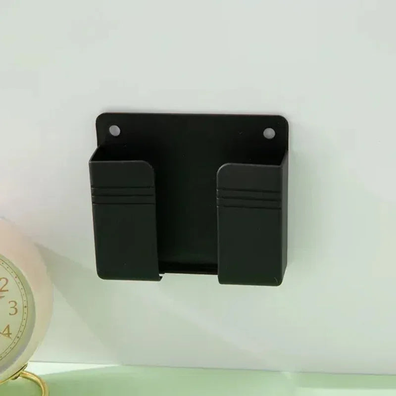 4/2/1Pcs Multifunction Punch Free Wall Mounted Storage Box Organizer TV Remote Control Mounted Mobile Phone Plug Charging Holder