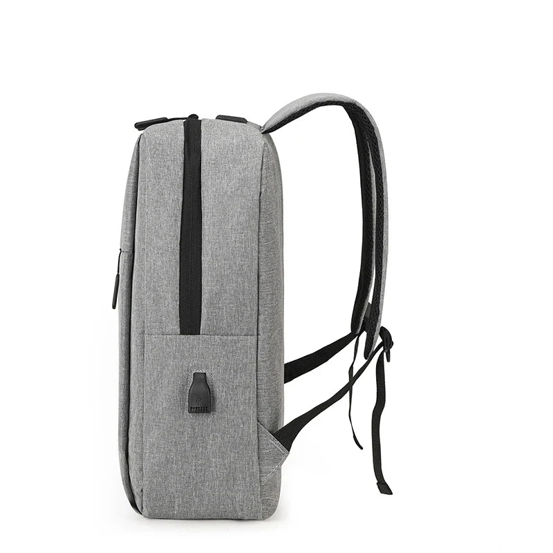 15.6-Inch Men’s Laptop Backpack – Waterproof Travel Bag with USB Charging Port for Business, School & Commute