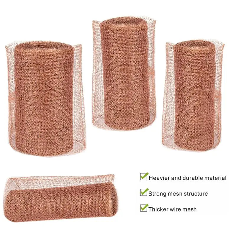 1~15M Copper Wire Mesh Signal Shielding Net Anti-Snail Copper Wire Net Pest & Rodent Net Copper Mesh Decor Garden Net SoffitMesh