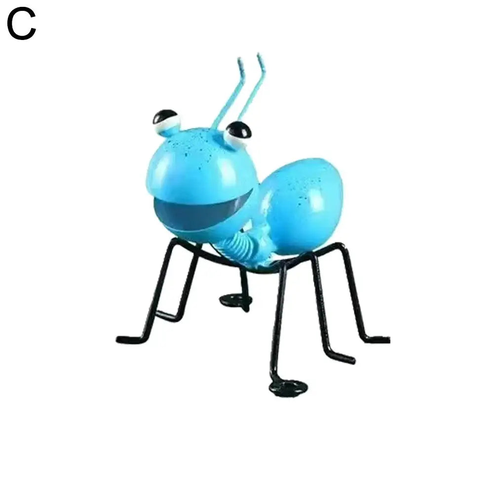 4/2pcs Iron Art Ant Statue Garden Decor Figure Stand Ant For Outdoor Yard Lawn Decoration Ant Sculpture Home Desktop Decor