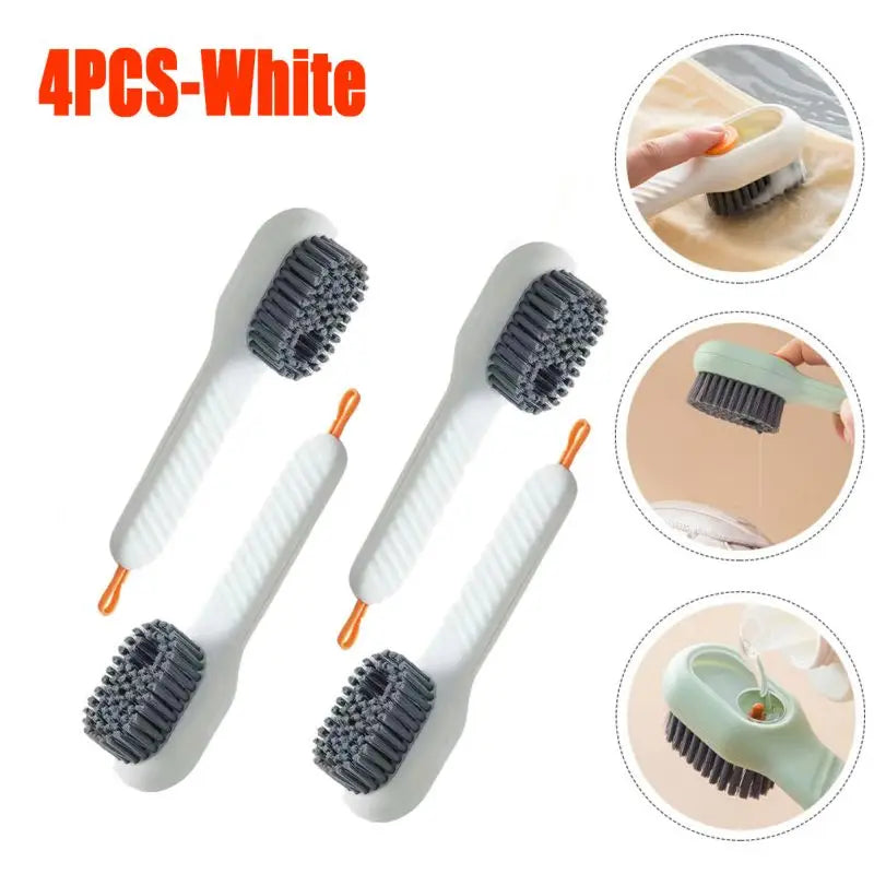 1pc Multi-function Automatic Spot Shoe Brush – Soft Hair Handheld Cleaning Tool