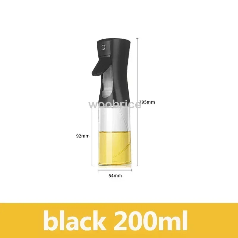 200ml–500ml Oil Spray Bottle – Olive Oil Dispenser for Cooking, BBQ & Baking with Anti-Drip Nozzle