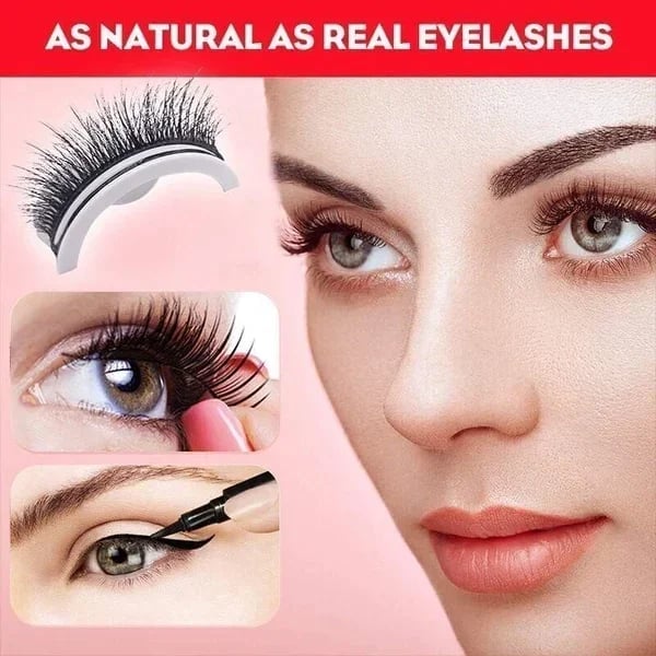 BUY 1 GET 1 FREE 🔥🎉Reusable Adhesive Eyelashes