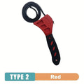 6-inch Belt Wrench Oil Filter Puller – Adjustable Strap Spanner for Auto & Maintenance