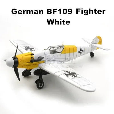 4D DIY Military Airplane Model – WW2 Fighter Building Blocks Set (22cm)