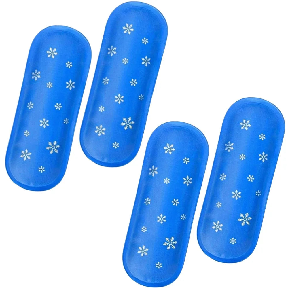 1/6pcs Insulin Gel Ice Bag Reusable Cooling Bag Refrigerated Ice Strip Cold Insulation Ice Pack for Pain Relief Medicine Storage
