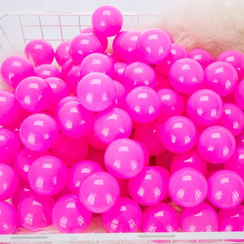 50pcs Colorful Love Star Ocean Balls – Eco-Friendly Plastic Balls for Baby Play Pits & Pools