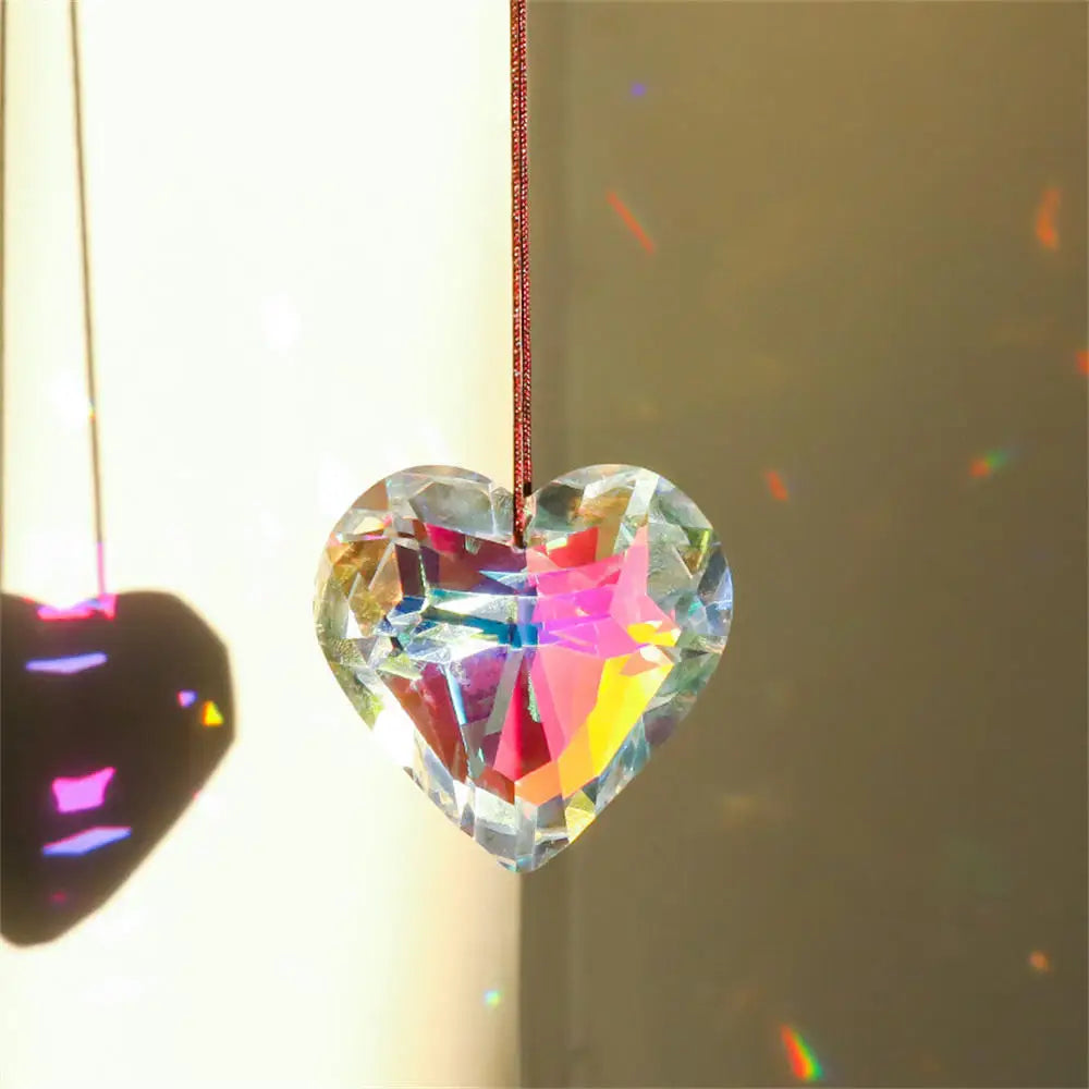 1Pc Clear Crystal Feng Shui Ball – Sun Catcher Prism Ornament for Home, Party & Wedding Décor (20–50mm)