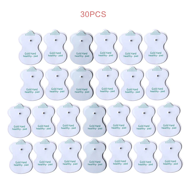 10/20pcs Electrode Pads Reusable Massage Patch – Replacement TENS Electrodes for Digital Therapy Machines