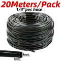 4/7mm Barbed Drip Irrigation Connectors – 1/4" Tubing Hose Fittings for Garden, Lawn & Flower Pots (1-50pcs)