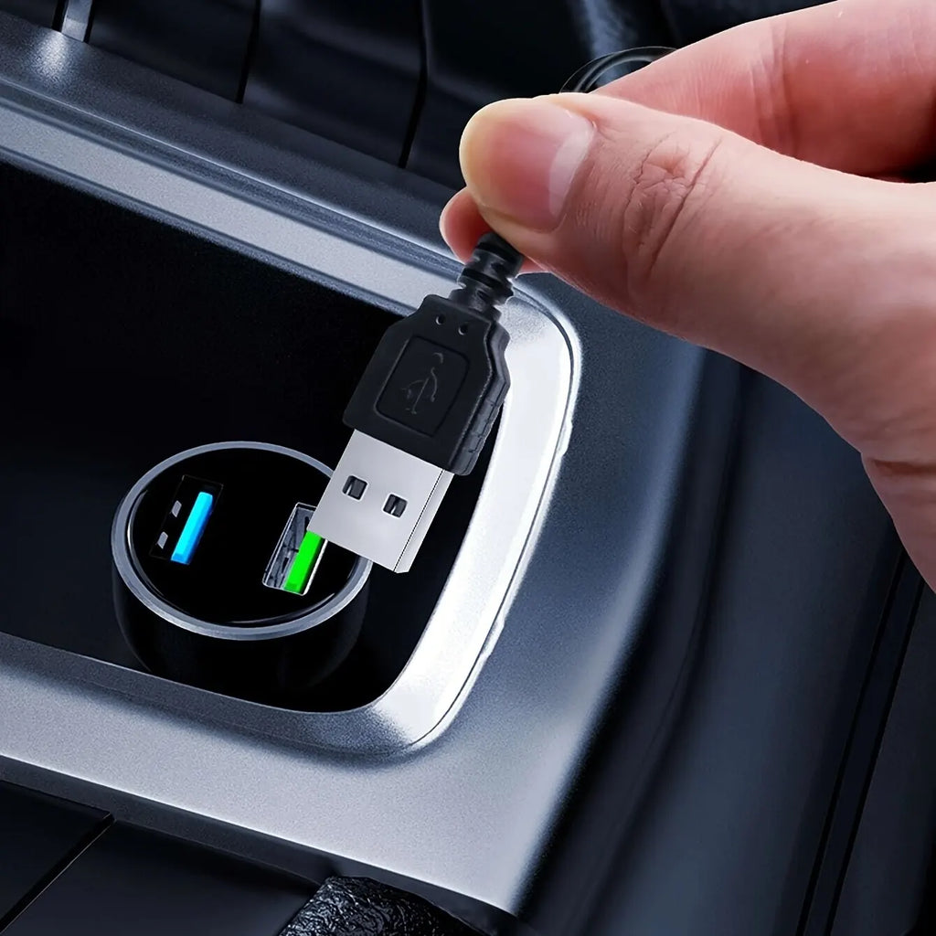 2M/3M/5M LED Car Interior Decoration Light – Flexible EL Wiring Neon Strip with USB Drive for Ambient Auto Lighting