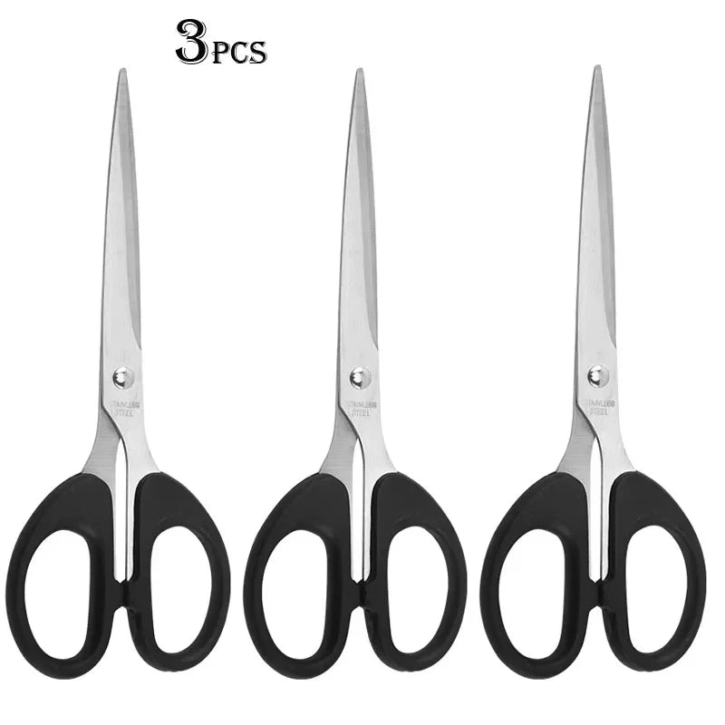 7.9" /6.3" Scissors,1-3 PCS Stainless Steel Blades, Soft Grip Handle, Suitable for Households,Offices and Schools, All Purpose