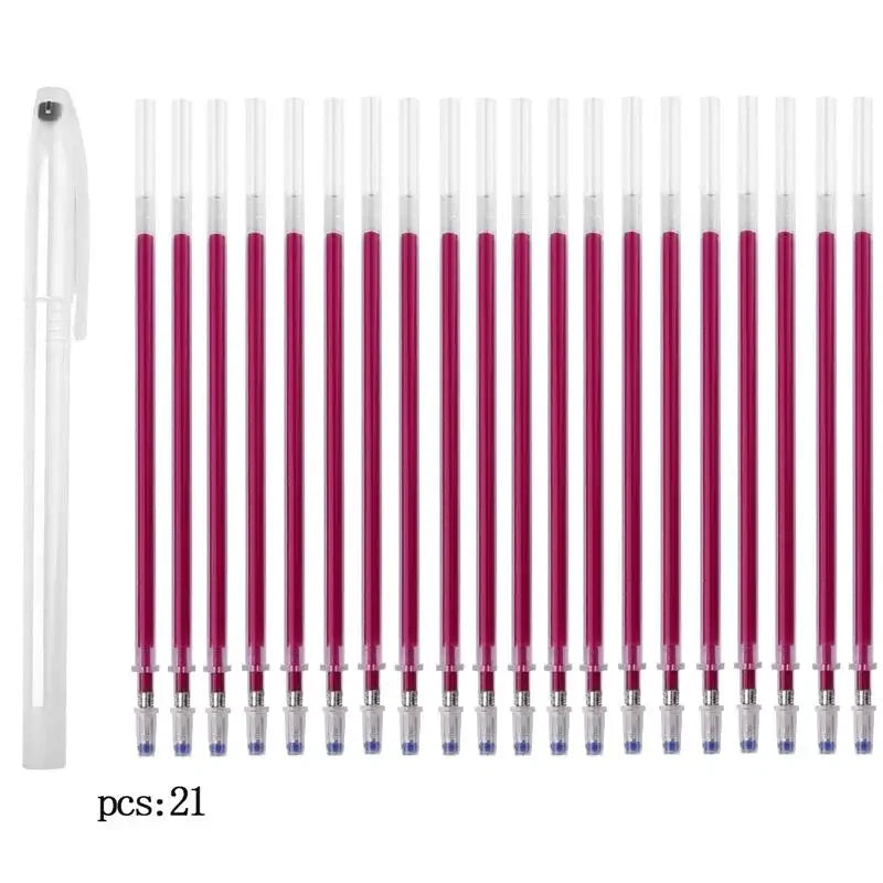 1Set High Temperature Disappearing Marker Pens – Heat Wrap Fade-Out Fabric Markers for Sewing & DIY