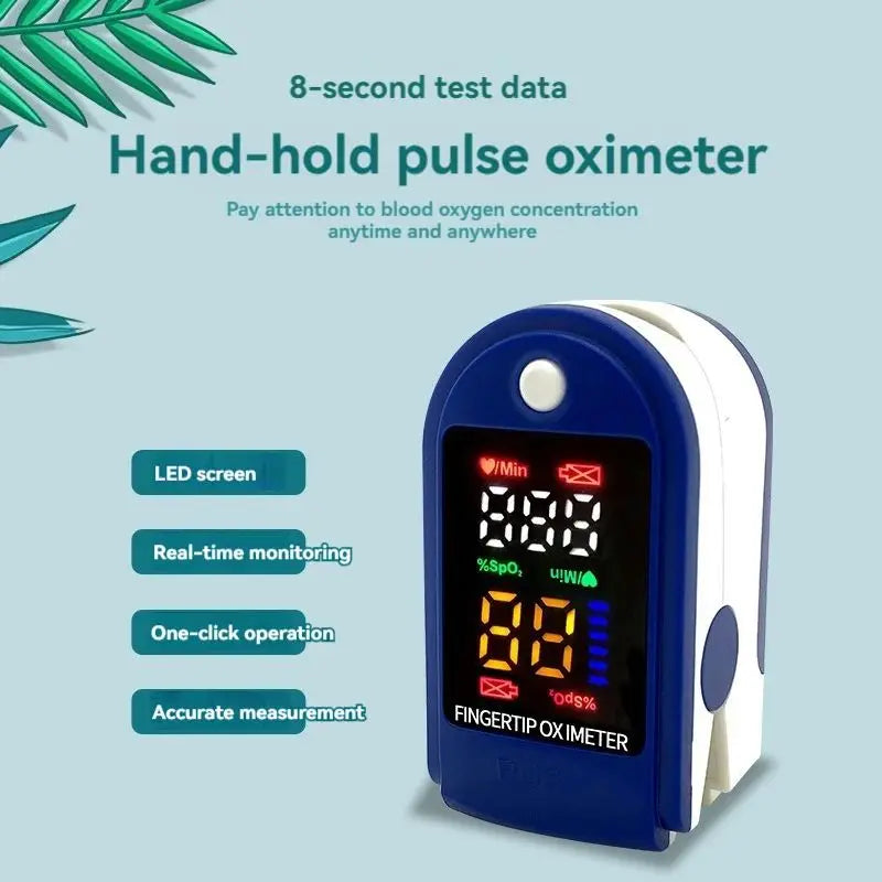2-in-1 Infrared Forehead Thermometer & Pulse Oximeter Set – Accurate Non-Contact Measurement for Home & Travel Use