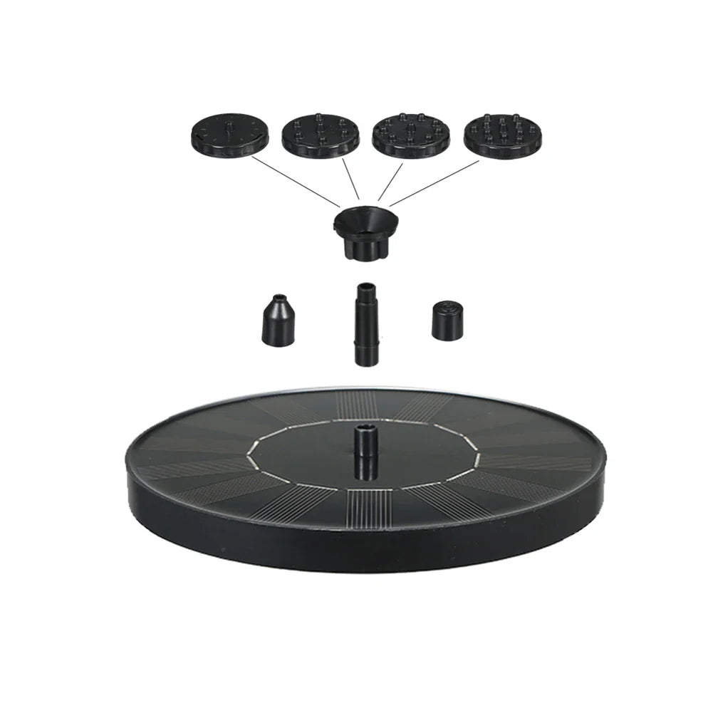 5W 5V Water Fountain Garden Decoration with Stake Solar Power Panel Water Pump Watering System Energy Saving Kits for Fish Tank