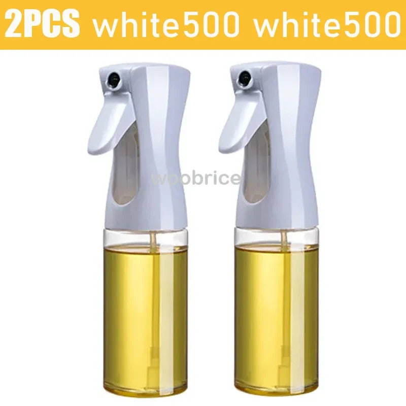 3PCS 200/300ml Oil Sprayer Bottle 1PC Kitchen Cooking Oil Dispenser Fitness Fat Loss Camping BBQ Vinegar Sauce Sprayer Bottle