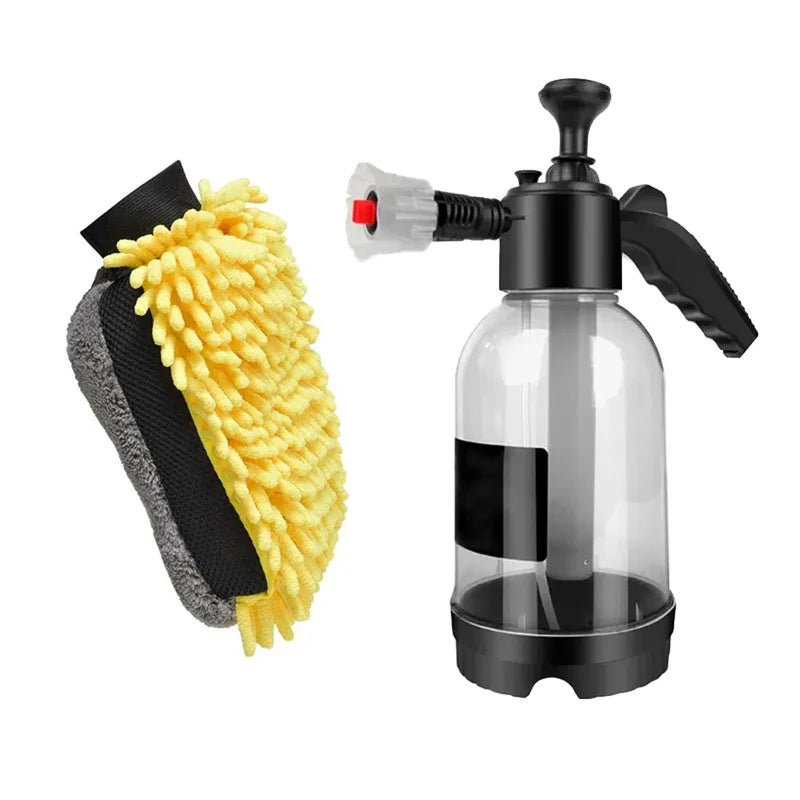 2L Pressure Foam Spray Bottle – High-Pressure Foam Sprayer for Car Washing & Home Cleaning