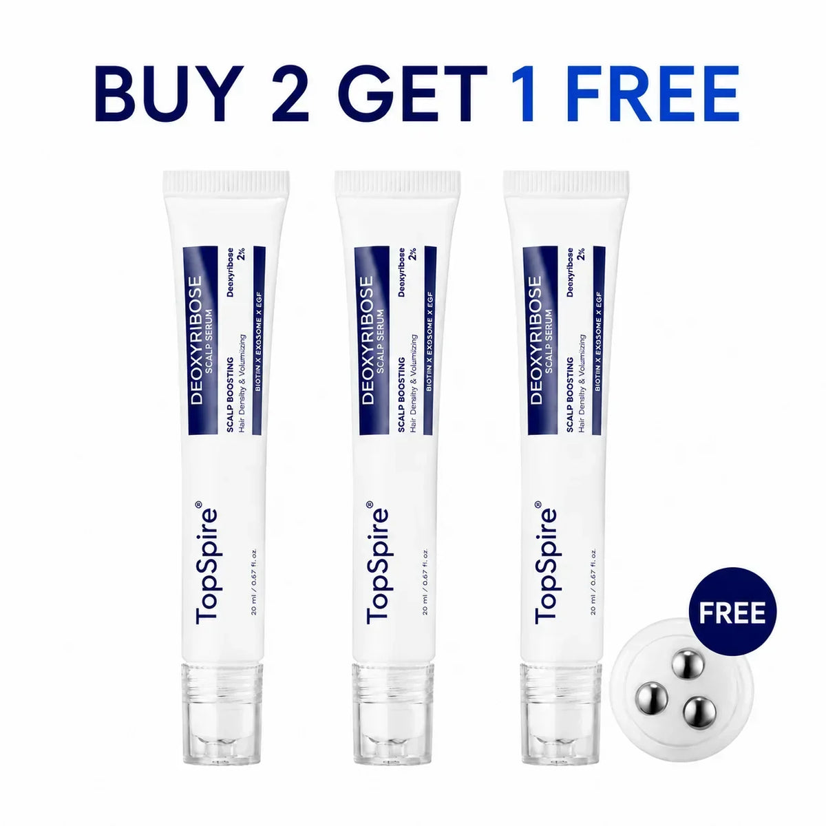 [NEW] Deoxyribose Scalp Serum | For Fuller-Looking Hair & Scalp Strengthening Roll-On Serum