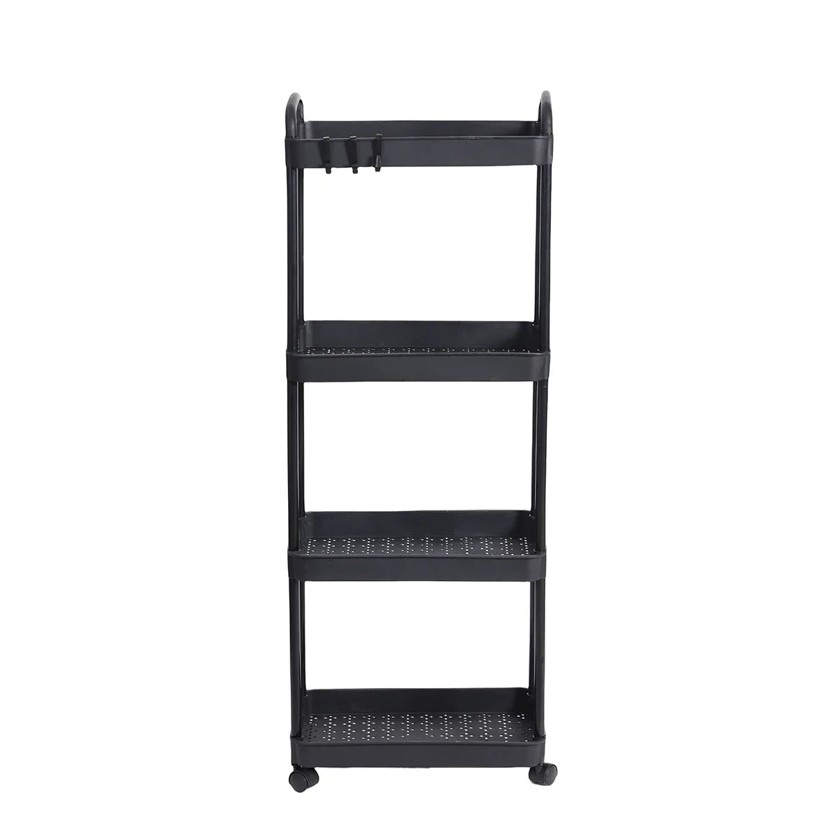 3/4-Tier Multi-Layer Rolling Storage Cart – Mobile Kitchen, Bathroom & Bedroom Organizer with Lockable Wheels