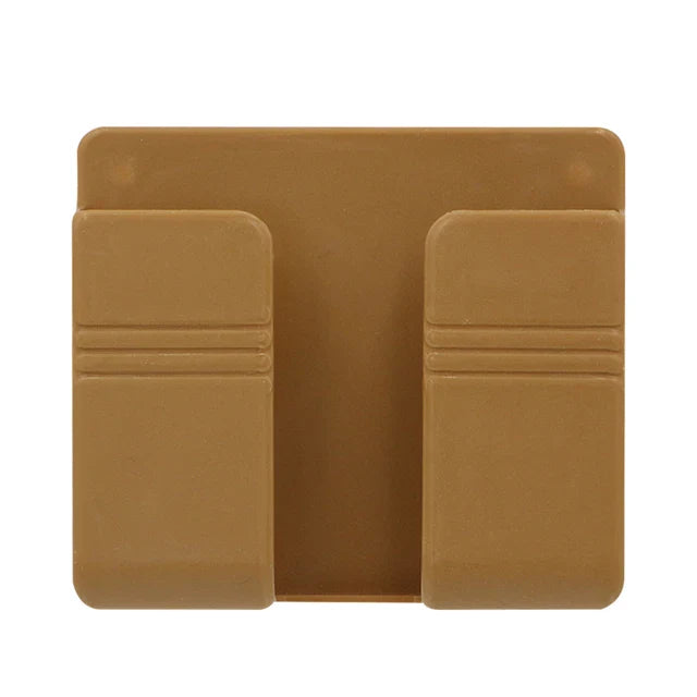 4/2/1Pcs Multifunction Punch Free Wall Mounted Storage Box Organizer TV Remote Control Mounted Mobile Phone Plug Charging Holder