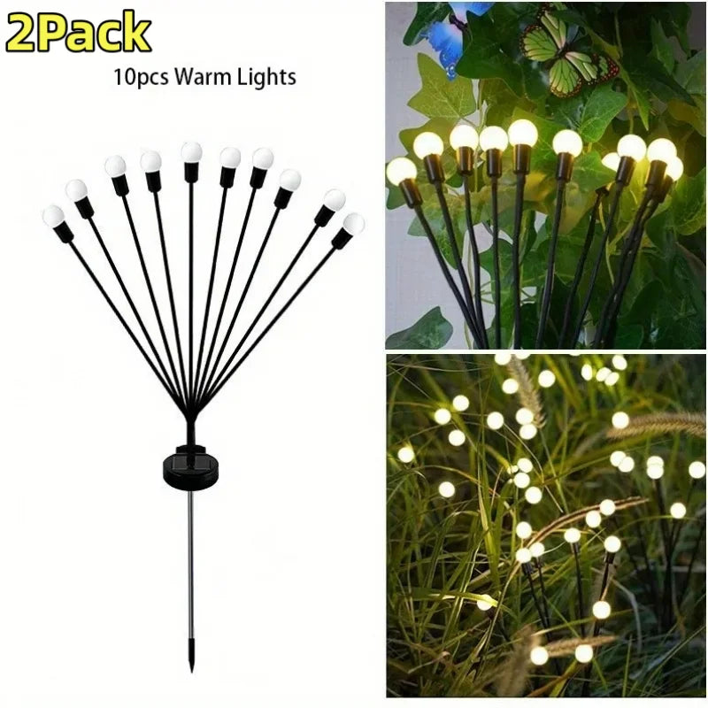 1pc Solar Firefly Lamp: Add A Magical Glow To Your, Or Party For Christmas, Halloween, Thanksgiving Easter gift Halloween Gift