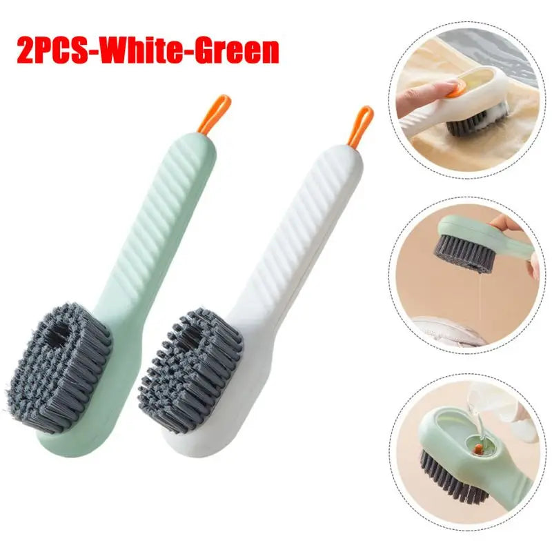 1pc Multi-function Automatic Spot Shoe Brush – Soft Hair Handheld Cleaning Tool
