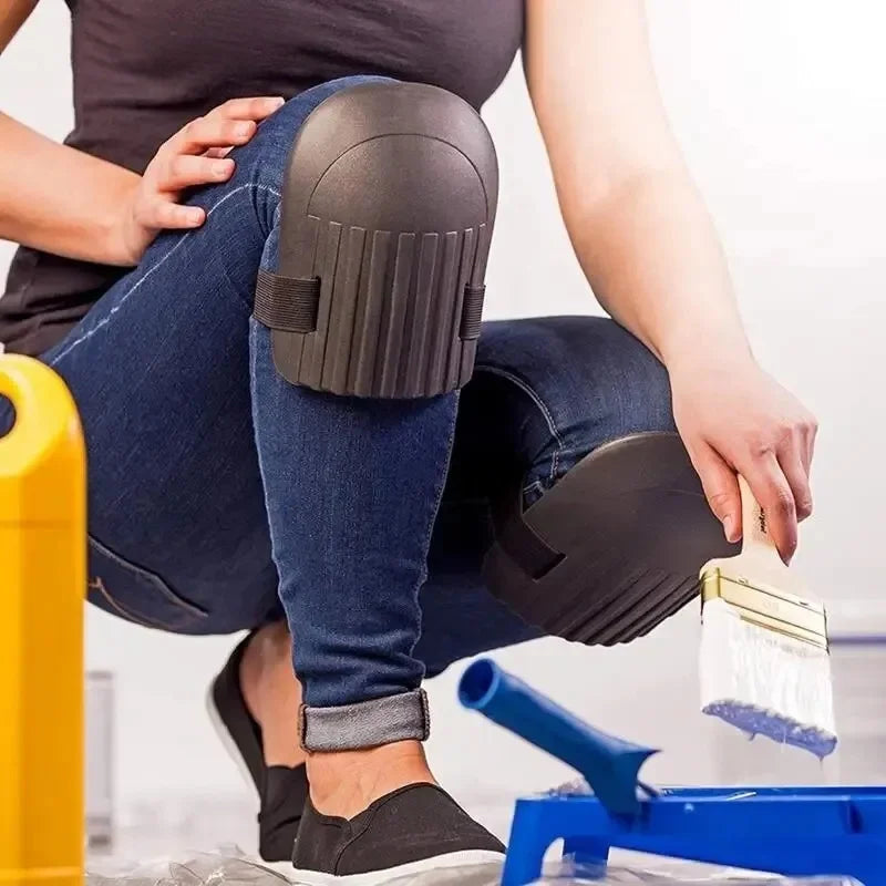 2Pcs EVA Foam Knee Pad Protective Working Soft Padding Workplace Safety Self Protection Sport Kneepad for Gardening Cleaning