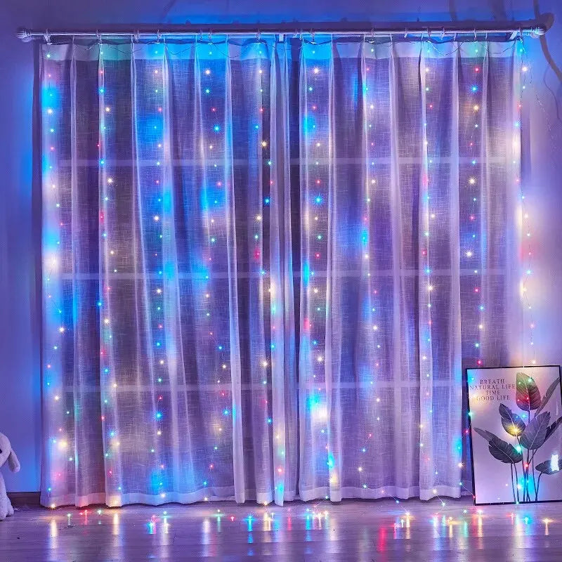 3Mx1M/2M/3M LED String Lights USB Fairy Lights Garland for New Year Wedding Festive Party Christmas Home Curtain Decoration