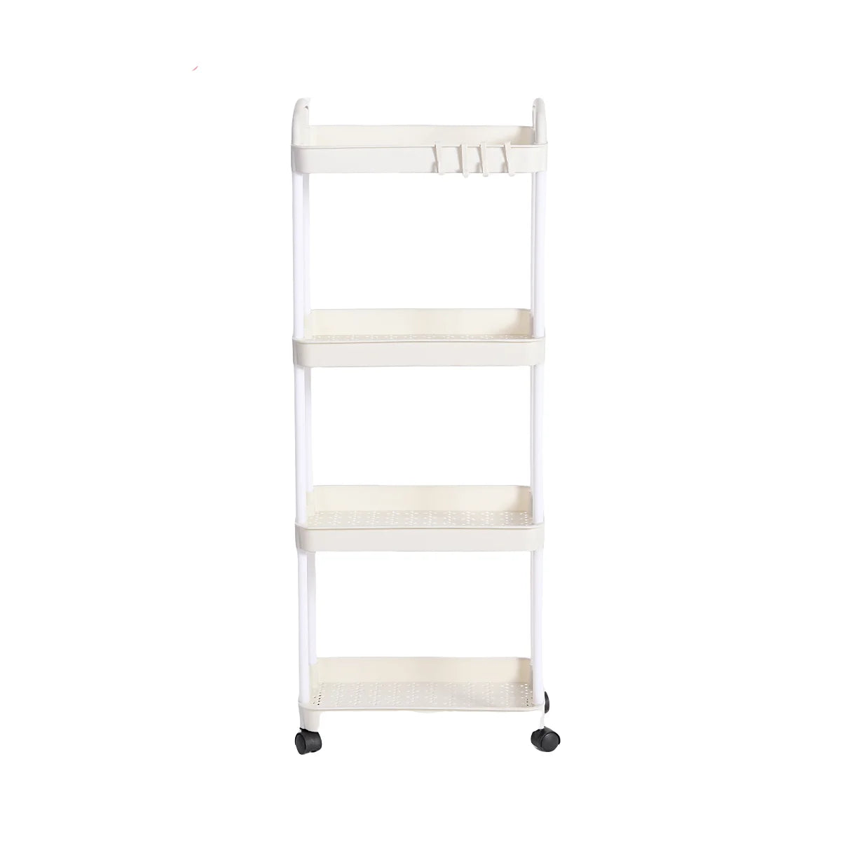3/4-Tier Multi-Layer Rolling Storage Cart – Mobile Kitchen, Bathroom & Bedroom Organizer with Lockable Wheels