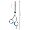 6.0" Japanese Steel Hairdressing Scissors – Barber-Grade Cutting & Thinning Shears with Razor Comb Set