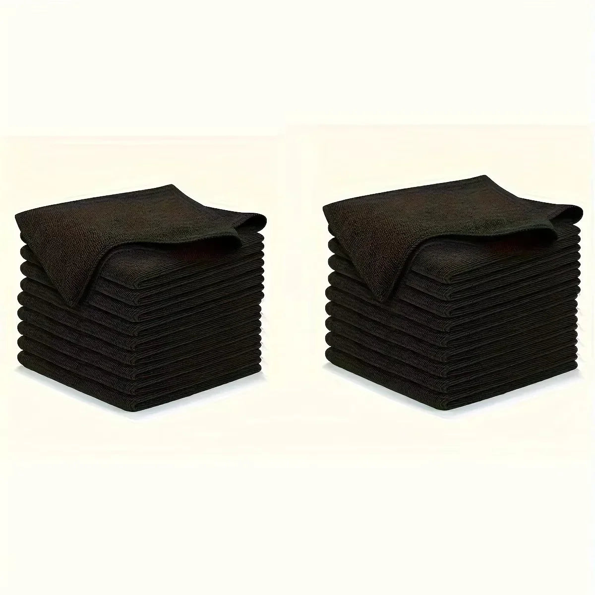 5/10/20pcs Kitchen Towel, Ultra-fine Fiber Light Gray Cleaning Cloth Set, Absorbent, Soft And Stain-removing Cloth