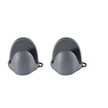 2Pcs Thick Silicone Oven Mitts – Heat Resistant, Non-Slip Anti-Scalding Pot Holders for Cooking & Baking