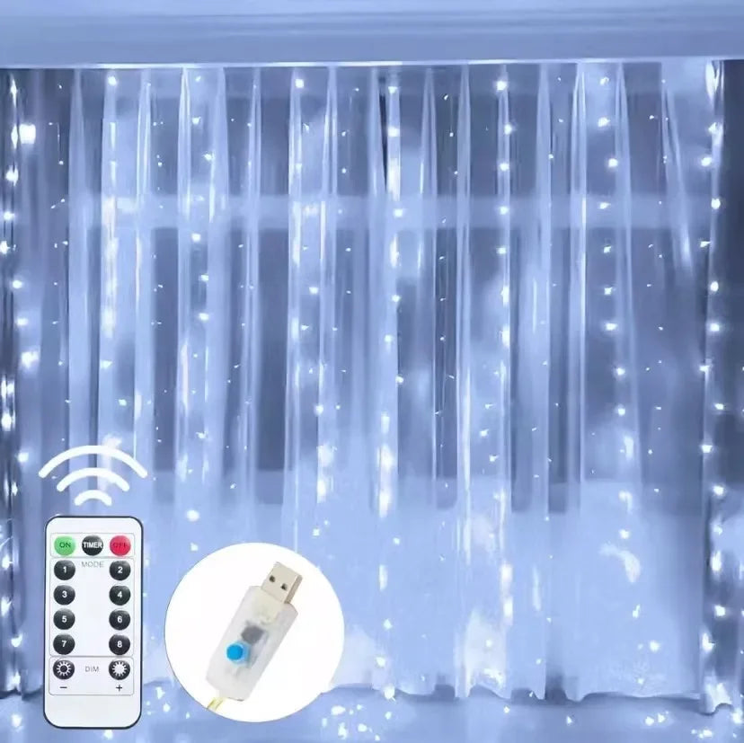 3Mx1M/2M/3M LED String Lights USB Fairy Lights Garland for New Year Wedding Festive Party Christmas Home Curtain Decoration
