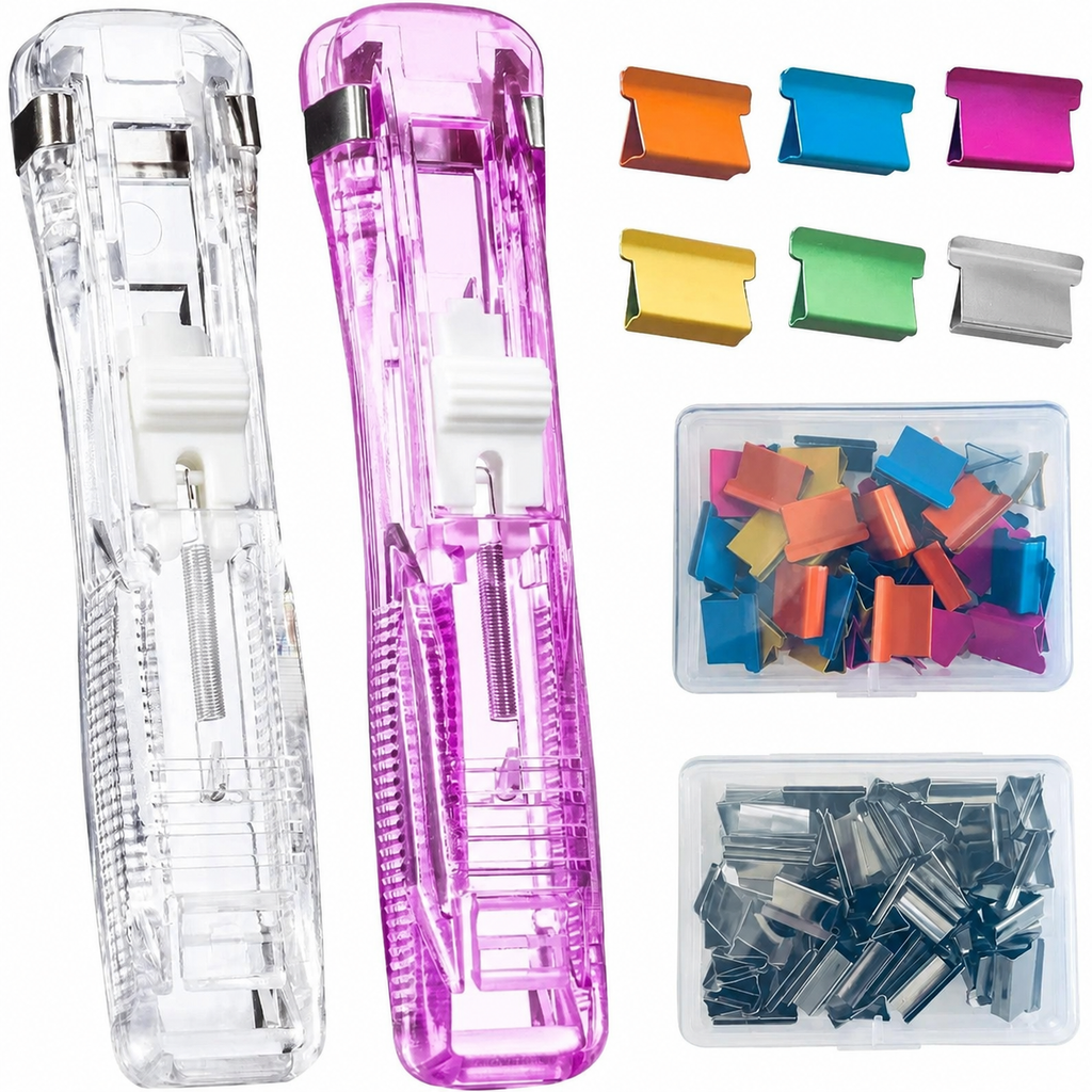 Staple-Free Clip Binder