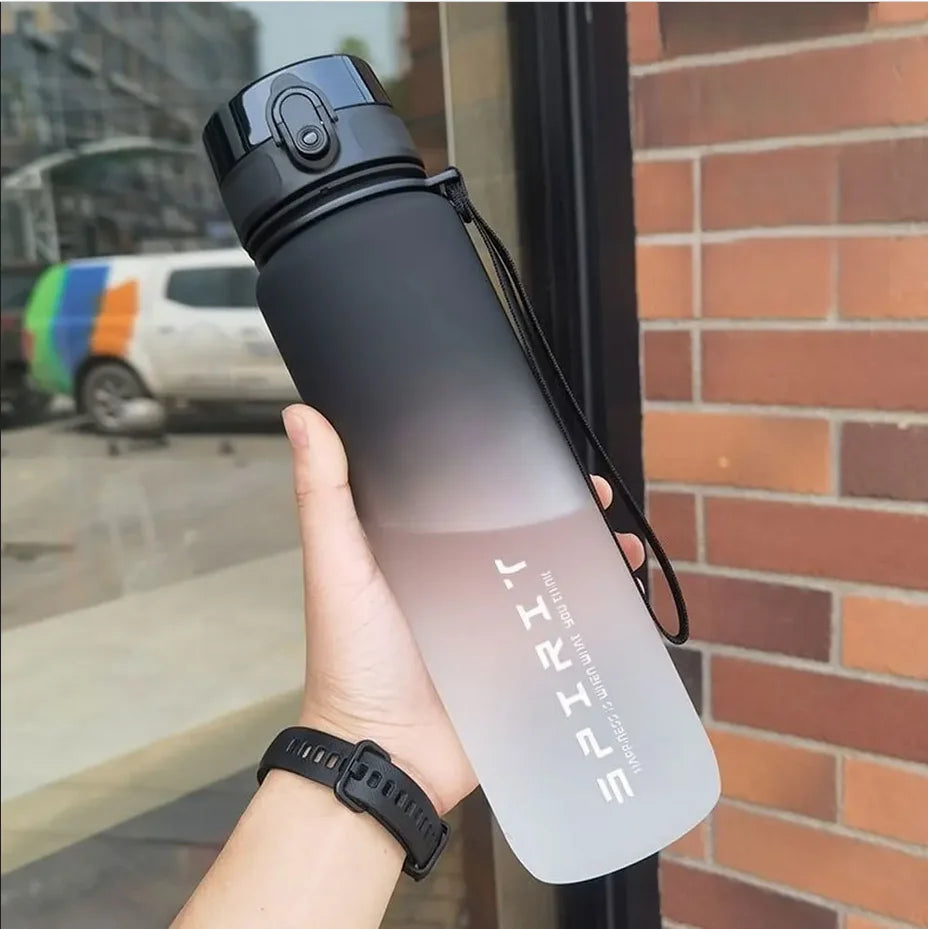 500ML/650ML/1000ML Large Capacity Sports Water Bottle – Leak Proof Portable Gym & Travel Hydration Jug