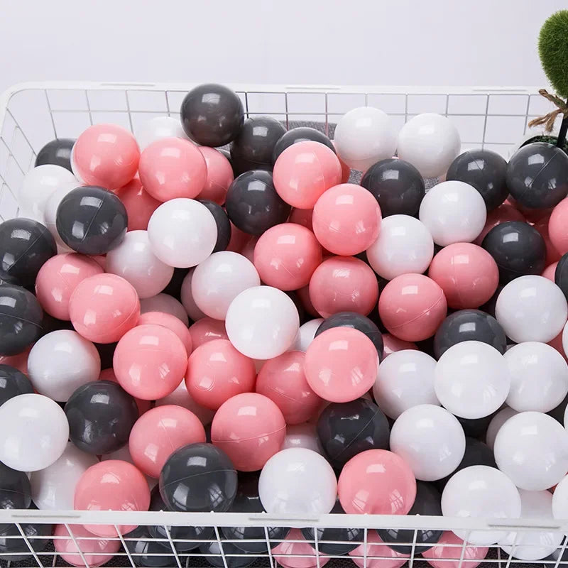 50pcs Colorful Love Star Ocean Balls – Eco-Friendly Plastic Balls for Baby Play Pits & Pools
