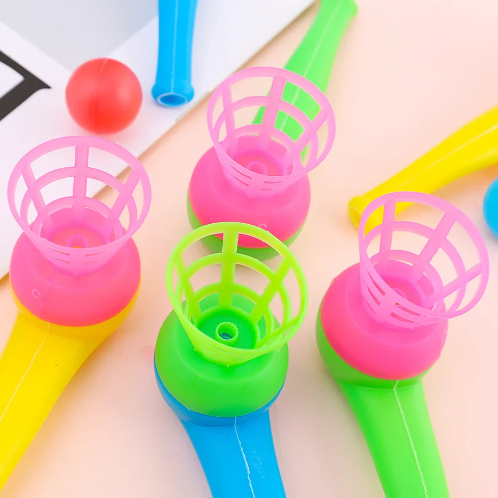 2–8pcs Classic Blow Ball Tube Toy – Magic Floating Ball Game for Balance & Focus