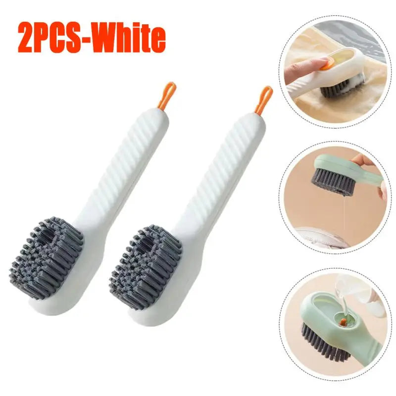 1pc Multi-function Automatic Spot Shoe Brush – Soft Hair Handheld Cleaning Tool