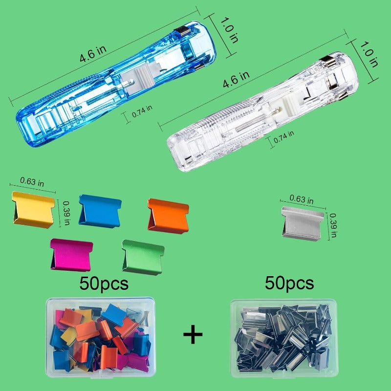 Staple-Free Clip Binder