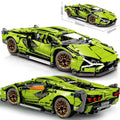 1:16 RC Building Blocks Racing Car – Static & Remote Control Versions Construction Toy for Boys