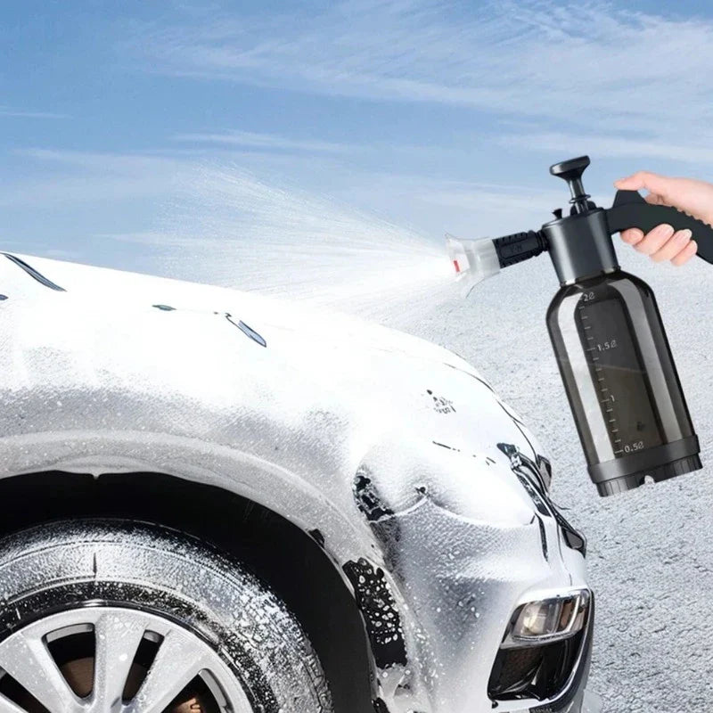 2L Pressure Foam Spray Bottle – High-Pressure Foam Sprayer for Car Washing & Home Cleaning
