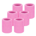 6pcs Sports Wristbands – Moisture-Wicking Sweat Absorbing Wrist Guards for Tennis, Basketball & Running
