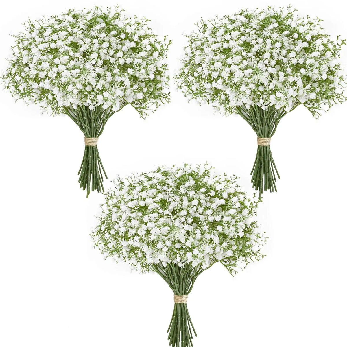 10/15Pcs Artificial Baby Breath Flowers – Fake Gypsophila for Wedding Party, Home Decoration & DIY Bouquets