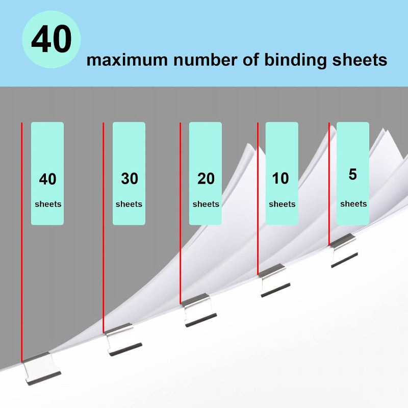 Staple-Free Clip Binder