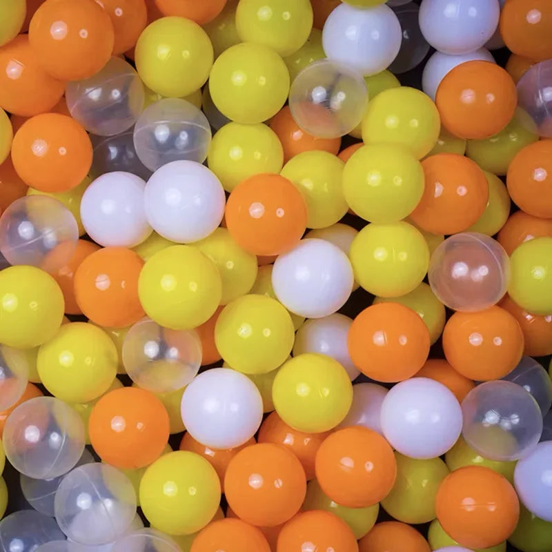 50pcs Colorful Love Star Ocean Balls – Eco-Friendly Plastic Balls for Baby Play Pits & Pools