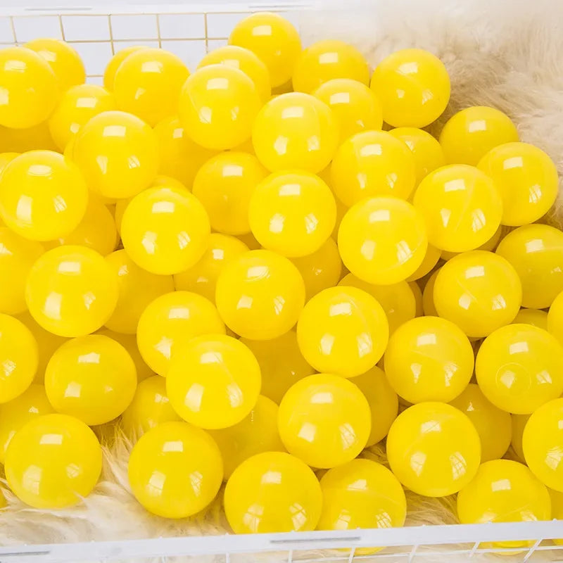 50pcs Colorful Love Star Ocean Balls – Eco-Friendly Plastic Balls for Baby Play Pits & Pools