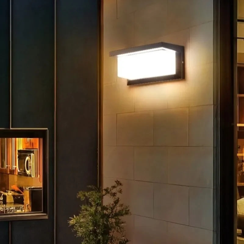 24W LED Outdoor Wall Light with Motion Sensor – Waterproof IP65 Garden Lamp for Pathways, Patios & Entrances